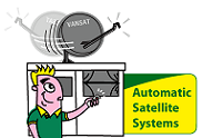 Automatic Satellite Dish, Kit & TV Systems